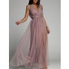 Šaty elegantní dlouhé na ramínka šifonové dámské (S/M ONE SIZE) ITALSKÁ MODA IMM22Q52303/DU (Velikost S/M/L, Barva Černá)