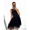 Šaty elegantní plesové bez rukávu krajka dámské (uni s/m) ITALSKá MóDA IM921BELLA/DU (Velikost S/M/L, Barva bílá)