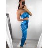 Šaty dlouhé elegantní carmen dámské (S/M ONE SIZE) ITALSKÁ MÓDA IMPBB23A3826/DU (Velikost S/M/L, Barva Černá)