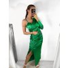 Šaty dlouhý rukáv dámské (S/M ONE SIZE) ITALSKÁ MÓDA IMPBB23A116211/DU