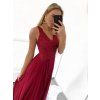 Šaty dlouhé společenské na ramínka dámské (S/M ONE SIZE) ITALSKÁ MÓDA IMPSH2261102/DU (Velikost S/M/L, Barva modrá královská)
