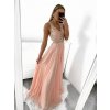 Šaty dlouhé společenské na ramínka dámské (S/M ONE SIZE) ITALSKÁ MÓDA IMPSH2261102/DU (Velikost S/M/L, Barva modrá královská)