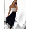 Sukně dlouhá tilová dámská (S/M ONE SIZE) ITALSKÁ MÓDA IMWA23096/DU (Velikost S/M/L, Barva béžová)