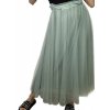 Sukně dlouhá tilová dámská (S/M ONE SIZE) ITALSKÁ MÓDA IMWA23096/DU (Velikost S/M/L, Barva béžová)