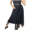 Sukně dlouhá tilová dámská (S/M ONE SIZE) ITALSKÁ MÓDA IMWA23096/DU (Velikost S/M/L, Barva béžová)