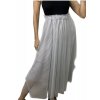 Sukně dlouhá tilová dámská (S/M ONE SIZE) ITALSKÁ MÓDA IMWA23096/DU (Velikost S/M/L, Barva béžová)