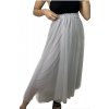 Sukně dlouhá tilová dámská (S/M ONE SIZE) ITALSKÁ MÓDA IMWA23096/DU (Velikost S/M/L, Barva béžová)