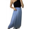Sukně dlouhá tilová dámská (S/M ONE SIZE) ITALSKÁ MÓDA IMWA23096/DU (Velikost S/M/L, Barva béžová)