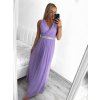Šaty dlouhé společenské elegantní bez rukávu dámské (S/M ONE SIZE) ITALSKÁ MÓDA IMPSH223598/DU (Velikost S/M/L, Barva růžová)