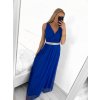 Šaty dlouhé společenské elegantní bez rukávu dámské (S/M ONE SIZE) ITALSKÁ MÓDA IMPSH223598/DU (Velikost S/M/L, Barva růžová)