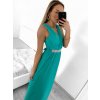 Šaty dlouhé společenské elegantní bez rukávu dámské (S/M ONE SIZE) ITALSKÁ MÓDA IMPSH223598/DU (Velikost S/M/L, Barva růžová)