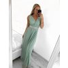 Šaty dlouhé společenské elegantní bez rukávu dámské (S/M ONE SIZE) ITALSKÁ MÓDA IMPSH223598/DU (Velikost S/M/L, Barva růžová)