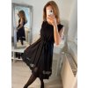 Šaty elegantní letní bez rukávu dámské (S/M/L ONE SIZE) ITALSKÁ MÓDA IM923NELA/DU (Velikost S/M/L, Barva bílá)