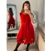 Šaty elegantní letní bez rukávu dámské (S/M/L ONE SIZE) ITALSKÁ MÓDA IM923NELA/DU (Velikost S/M/L, Barva bílá)