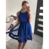Šaty elegantní letní bez rukávu dámské (S/M/L ONE SIZE) ITALSKÁ MÓDA IM923NELA/DU (Velikost S/M/L, Barva bílá)
