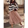Sukně dlouhá tylová dámská (S/M ONE SIZE) ITALSKÁ MÓDA IMWAA22504/DU (Velikost S/M/L, Barva Černá)