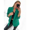 Sako s podšívkou dlouhý shrnutý rukáv dámské (S/M ONE SIZE) ITALSKÁ MÓDA IM423JANE/DU