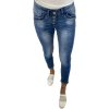 Rifle jeans baggy dlouhé dámské (XS-XL) JEWELLY JEW23JW6401/DU