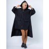 Bunda kabát parka šustáková větrovka dámská (M/L ONE SIZE) ITALSKÁ MÓDA IMD22641/DU
