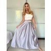 Tílko crop top na ramínka dámské (S/M ONE SIZE) ITALSKÁ MÓDA IMPBB22L20824/DU (Velikost S/M/L, Barva Černá)