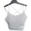 Tílko crop top na ramínka dámské (S/M ONE SIZE) ITALSKÁ MÓDA IMPBB22L20824/DU
