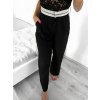 Kalhoty dlouhé dámské (S-L) ITALSKÁ MÓDA IMM23M10348/DU (Velikost S, Barva Černá)