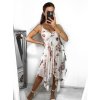 Šaty letní na ramínka dámské (S/M ONE SIZE) ITALSKÁ MÓDA IMPSH2321228B/DU (Velikost S/M/L, Barva bílá)