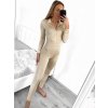 Overal dlouhý dlouhý rukáv dámský (S/M ONE SIZE) ITALSKÁ MÓDA IMPGM237080/DU (Velikost S/M/L, Barva Černá)