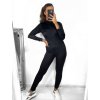 Overal dlouhý dlouhý rukáv dámský (S/M ONE SIZE) ITALSKÁ MÓDA IMPGM237080/DU (Velikost S/M/L, Barva Černá)