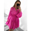 Šaty elegantní dlouhý rukáv dámské (S/M ONE SIZE) ITALSKÁ MÓDA IMM23M56086/DU (Velikost S/M/L, Barva Černá)