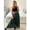 Sukně dlouhá dámská (S/M ONE SIZE) ITALSKá MODA IM323026/DU (Velikost S/M/L, Barva béžová)