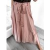 Sukně dlouhá dámská (S/M ONE SIZE) ITALSKá MODA IM323026/DU (Velikost S/M/L, Barva béžová)