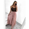 Sukně dlouhá dámská (S/M ONE SIZE) ITALSKá MODA IM323026/DU (Velikost S/M/L, Barva béžová)