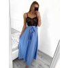 Sukně dlouhá dámská (S/M ONE SIZE) ITALSKá MODA IM323026/DU (Velikost S/M/L, Barva béžová)