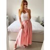 Sukně dlouhá dámská (S/M ONE SIZE) ITALSKá MODA IM323026/DU (Velikost S/M/L, Barva béžová)