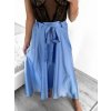 Sukně dlouhá dámská (S/M ONE SIZE) ITALSKá MODA IM323026/DU (Velikost S/M/L, Barva béžová)
