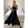 Sukně dlouhá dámská (S/M ONE SIZE) ITALSKá MODA IM323026/DU (Velikost S/M/L, Barva béžová)