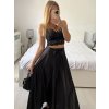 Sukně dlouhá dámská (S/M ONE SIZE) ITALSKá MODA IM323026/DU (Velikost S/M/L, Barva béžová)
