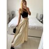 Sukně dlouhá dámská (S/M ONE SIZE) ITALSKá MODA IM323026/DU (Velikost S/M/L, Barva béžová)