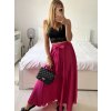 Sukně dlouhá dámská (S/M ONE SIZE) ITALSKá MODA IM323026/DU (Velikost S/M/L, Barva béžová)
