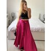 Sukně dlouhá dámská (S/M ONE SIZE) ITALSKá MODA IM323026/DU (Velikost S/M/L, Barva béžová)