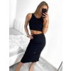 Souprava sukně a top bez rukávu dámský (S/M ONE SIZE) ITALSKÁ MÓDA IMPGM237222/DU