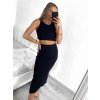 Souprava sukně a top bez rukávu dámský (S/M ONE SIZE) ITALSKÁ MÓDA IMPGM237222/DU
