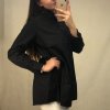 Košile dlouhý rukáv dámská (S-L) ITALSKÁ MÓDA IMWD21K8570/DR (Velikost L/XL, Barva béžová smetanová)