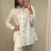 Košile dlouhý rukáv dámská (S-L) ITALSKÁ MÓDA IMWD21K8570/DR (Velikost L/XL, Barva béžová smetanová)