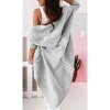 Cardigan pletený tenký dlouhý rukáv dámský (S/M/L ONE SIZE) ITALSKÁ MÓDA IMWL21118/DU (Velikost S/M/L, Barva modrá)