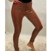 Legíny lesklé latex zateplené dámské (S/M, M/L, L/XL) TURECKÁ MÓDA TM920ENLEG-8428 (Velikost S/M/L, Barva hnědá)