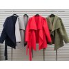 Kabát krátký flaušový dlouhý rukáv dámský (S/M ONE SIZE) ITALSKÁ MÓDA IMWY21494/DU (Velikost S/M/L, Barva Černá)