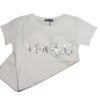 Tričko krátký rukáv dámské (S/M ONE SIZE) ITALSKÁ MÓDA IMM23BR24151-1/DU (Velikost S/M/L, Barva zlatá)
