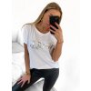Tričko krátký rukáv dámské (S/M ONE SIZE) ITALSKÁ MÓDA IMM23BR24151-1/DU (Velikost S/M/L, Barva zlatá)
